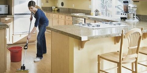 curățarea umedă ca prevenire a infecției cu paraziți